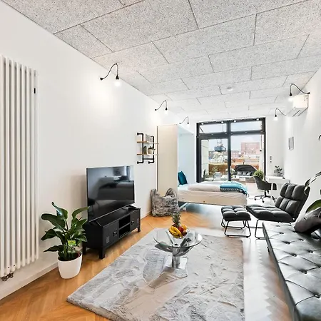 Lit Living - Luxus Loft - Box Spring - Air Con - Bbq - Panorama MHG
