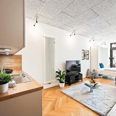 Lit Living - Luxus Loft - Box Spring - Air Con - Bbq - Panorama Lägenhet *